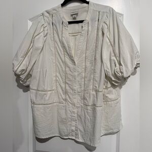 Ava & Viv White Blouse